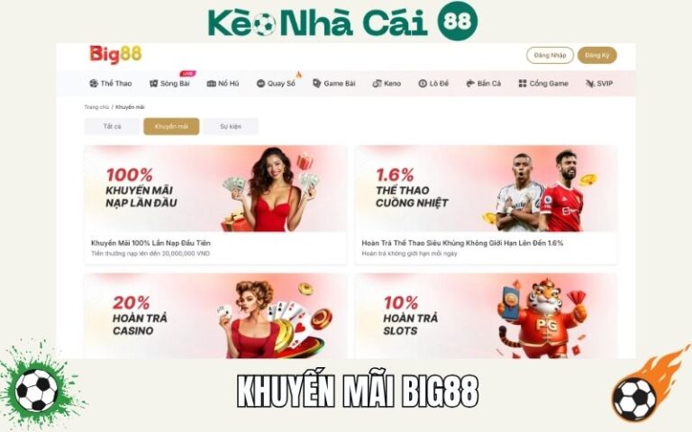 Khuyến Mãi Big88 - Ưu Đãi Cực Khủng Dành Cho Người Chơi Mới 18 Khuyen Mai Big88 Uu Dai Cuc Khung Danh Cho Nguoi Choi Moi